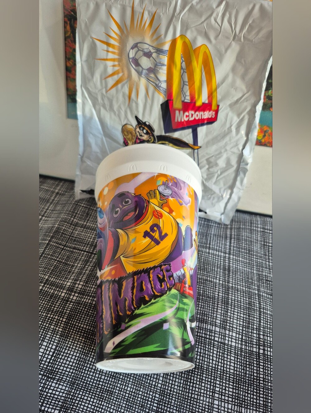 【READ! 】NEW★ Grimace  McDonalds Cup